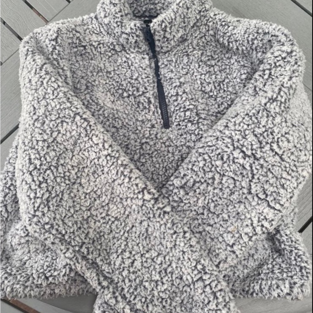 Cropped Sherpa Jacket